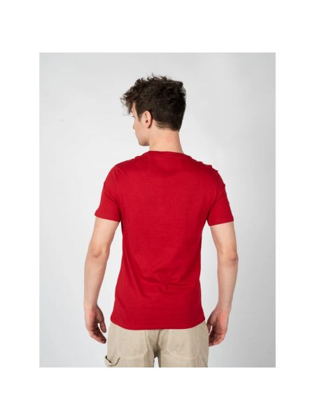 T-shirt mit rundem ausschnitt Guess rot