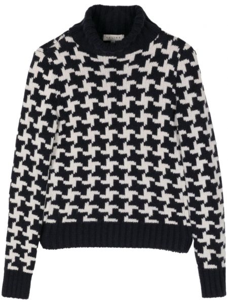 "houndstooth" rašto kašmyro megztinis Céline Pre-owned