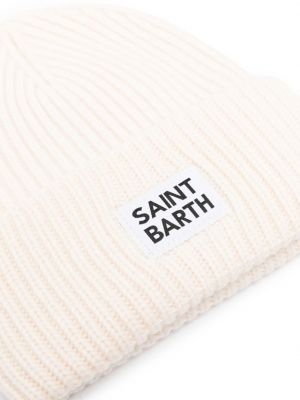 Bonnet avec applique Mc2 Saint Barth blanc