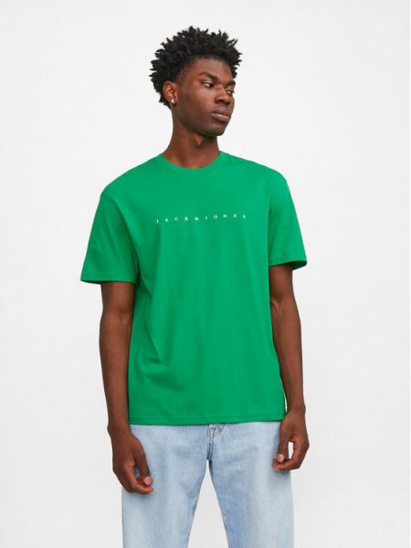 T-shirt large à motif étoile Jack&jones vert