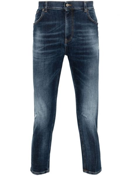 Skinny jeans Dondup blå