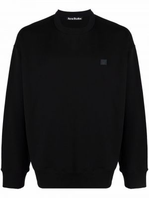 Sweatshirt mit rundhalsausschnitt Acne Studios schwarz
