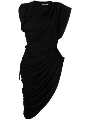 Asimetrična mini obleka Alexander Wang črna