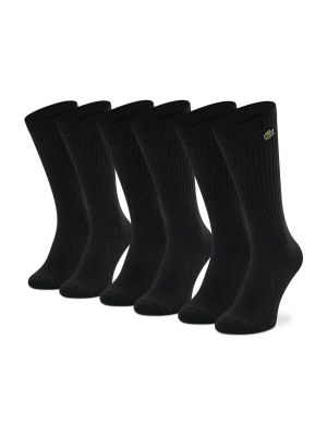 Чорапи Lacoste черно