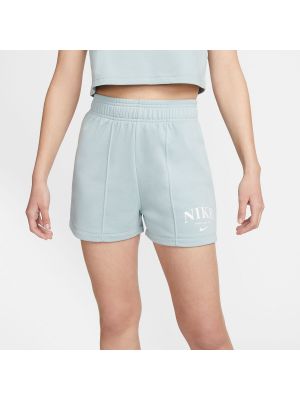 Pantalones cortos deportivos de algodón Nike azul