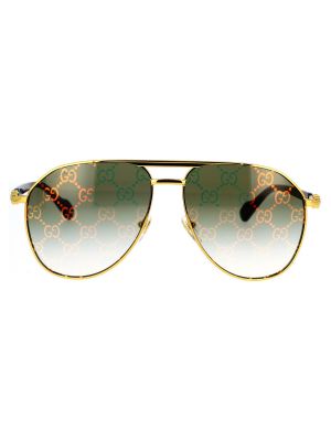 Slnečné okuliare Gucci zlatá