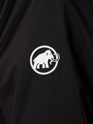 Пухено яке с качулка Mammut черно