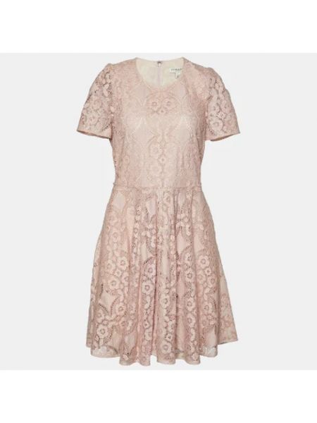 Sukienka koronkowa Burberry Vintage różowa