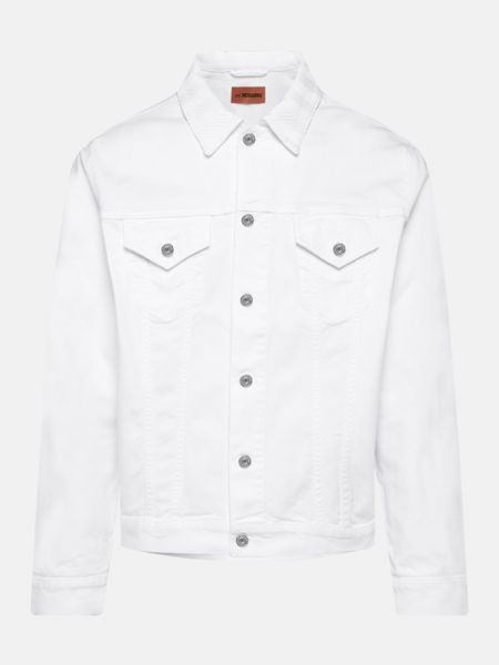 Белая шерстяная джинсовая куртка Missoni