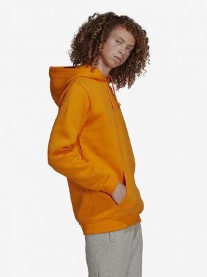 Poliészter pamut melegítő felső Adidas Originals - narancsszínű