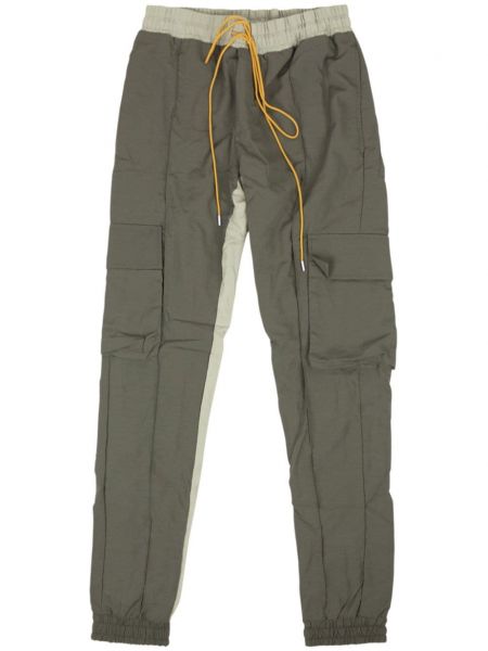 Pantaloni cargo cu imagine Rhude verde