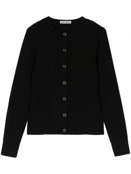 Cardigan en coton Molly Goddard noir