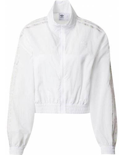 Veste mi-saison à motif mélangé Adidas Originals blanc