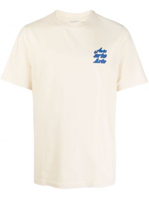 T-shirt con stampa Arte bianco