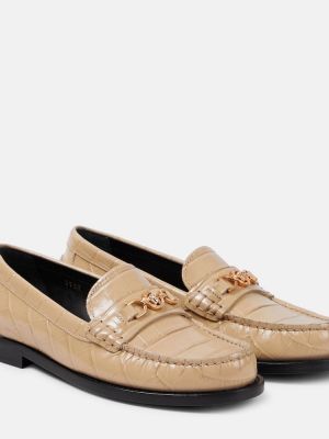 Bőr loafer Versace
