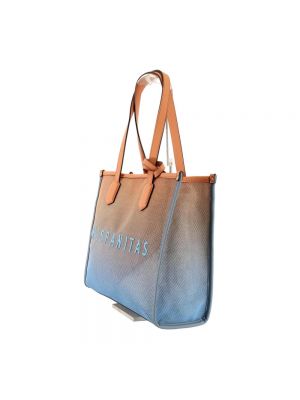 Shopper handtasche mit taschen Hispanitas blau
