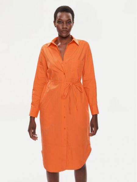 Voľné priliehavé košeľové šaty Tamaris Apparel oranžová