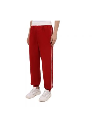 Pantalones de chándal Gucci rojo