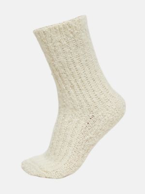 Κάλτσες κασμίρ Loro Piana λευκό