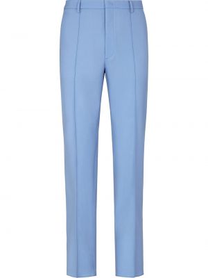 Pantalones slim fit Fendi azul