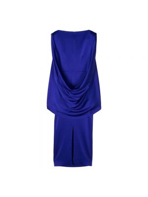 Mini vestido de raso Alex Perry azul