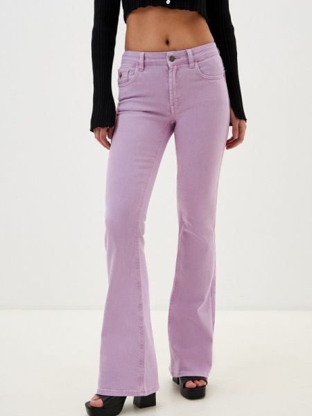Фиолетовые джинсы клеш Desigual