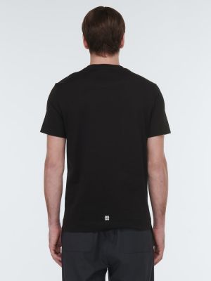 Csillag mintás jersey pamut póló Givenchy fekete