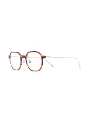 Przezroczyste okulary Matsuda brązowe