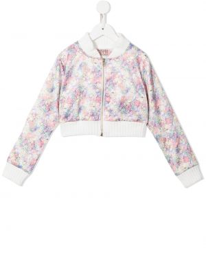 Floral lang jakke for jenter Marchesa Notte Mini