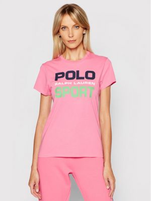 Polo majica Polo Ralph Lauren roza