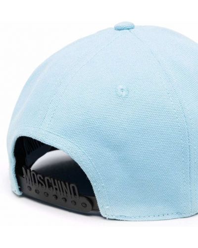 Gorra con estampado Moschino azul