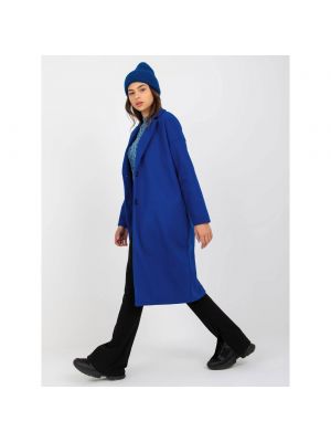 Kabát zsebes Fashionhunters kék