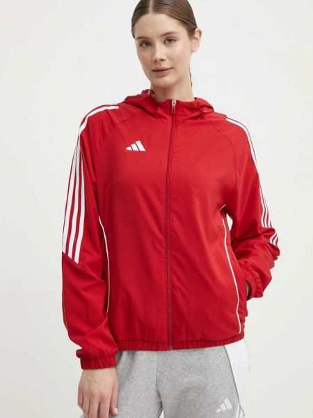 Czerwona kurtka przejściowa Adidas Performance