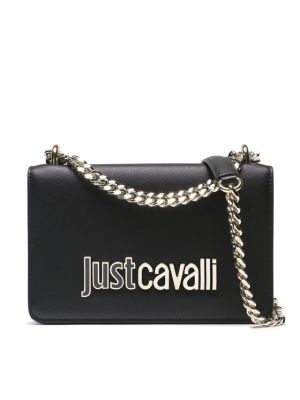 Listová kabelka Just Cavalli čierna