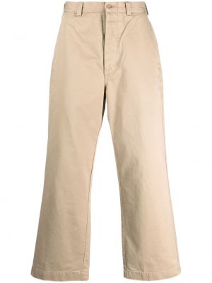 Pantaloni dritti a vita alta di velluto a coste di velluto a coste Polo Ralph Lauren