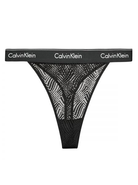 Tanga Calvin Klein Jeans fekete