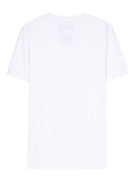 Kokvilnas t-krekls ar kažokādu ar tīģera rakstu Maharishi balts