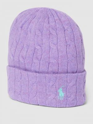 Фиолетовая шапка Polo Ralph Lauren