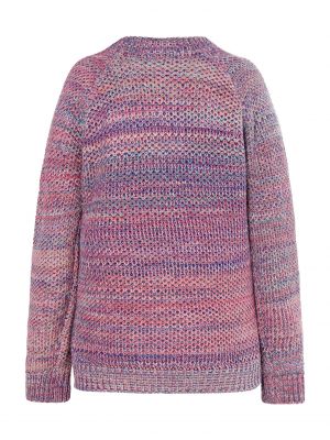 Меланжов пуловер Izia розово