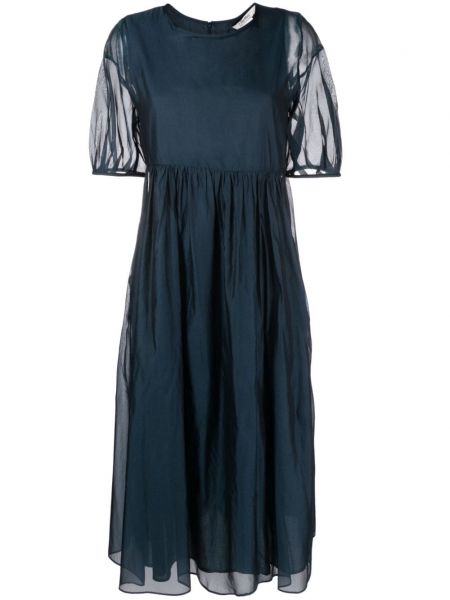 Sukienka koktajlowa S Max Mara niebieska