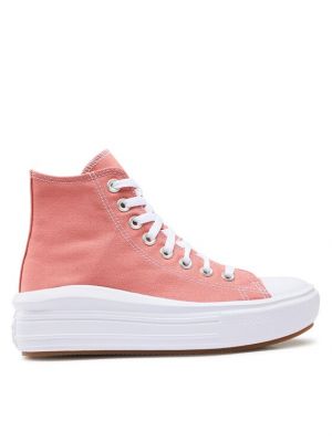 Csillag mintás tornacipő Converse rózsaszín