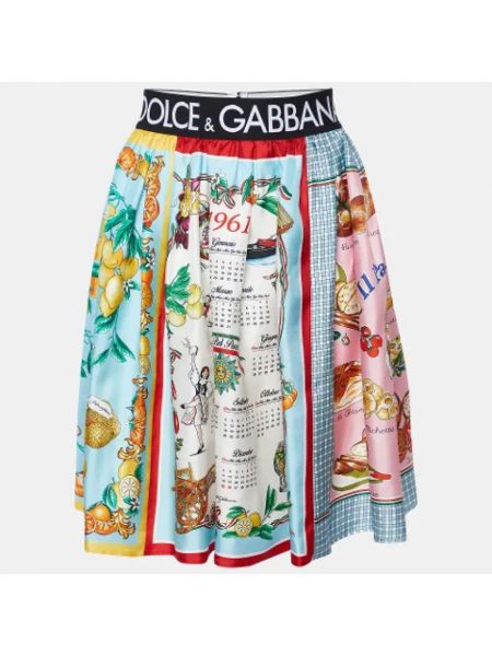 Falda de seda Dolce & Gabbana Pre-owned