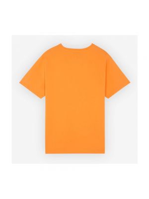 Camisa Maison Kitsuné naranja