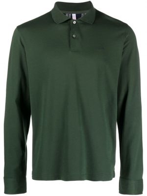 Medvilninis siuvinėtas polo marškinėliai Sun 68 žalia