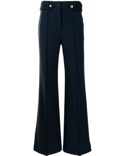 Pantalones de cintura alta bootcut Veronica Beard azul