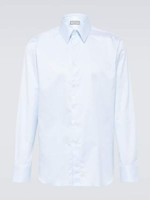 Camisa de algodón a rayas Canali