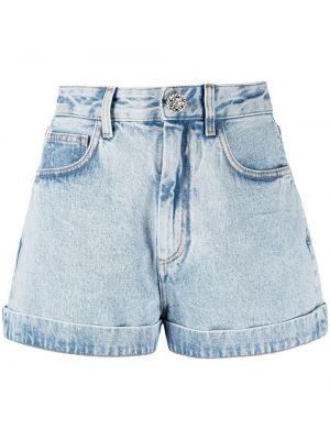 Jeans-shorts Alessandra Rich blå