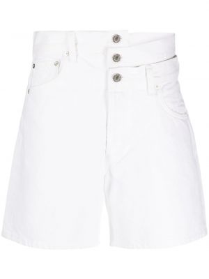 Shorts di jeans Agolde bianco
