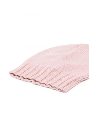 Bonnet en tricot D4.0 rose