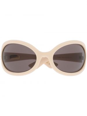 Oversize sonnenbrille Gucci Eyewear beige